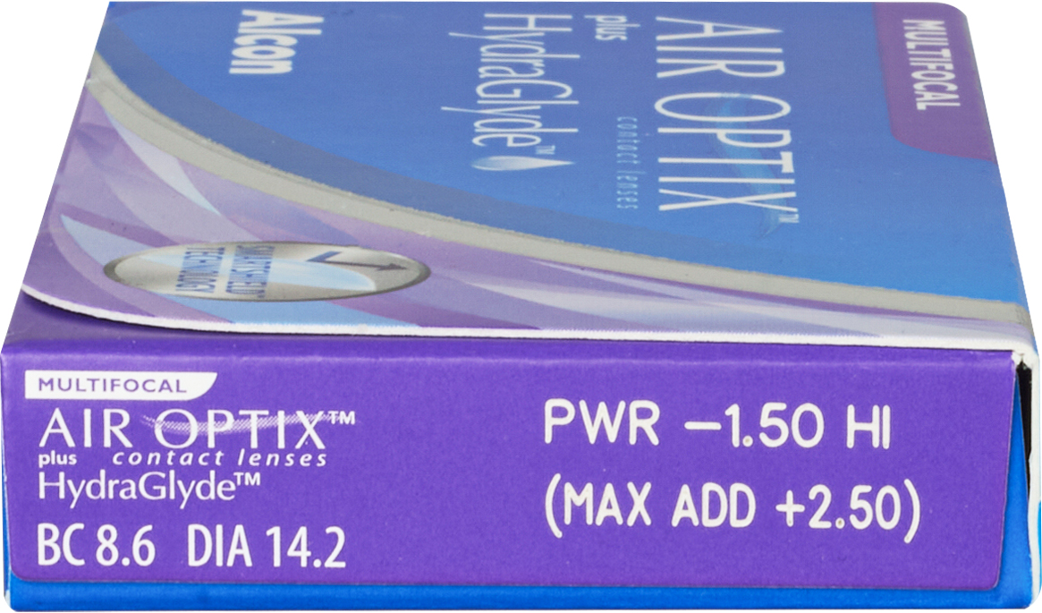 AIR OPTIX plus HydraGlyde Multifocal (3шт) - изображение 5