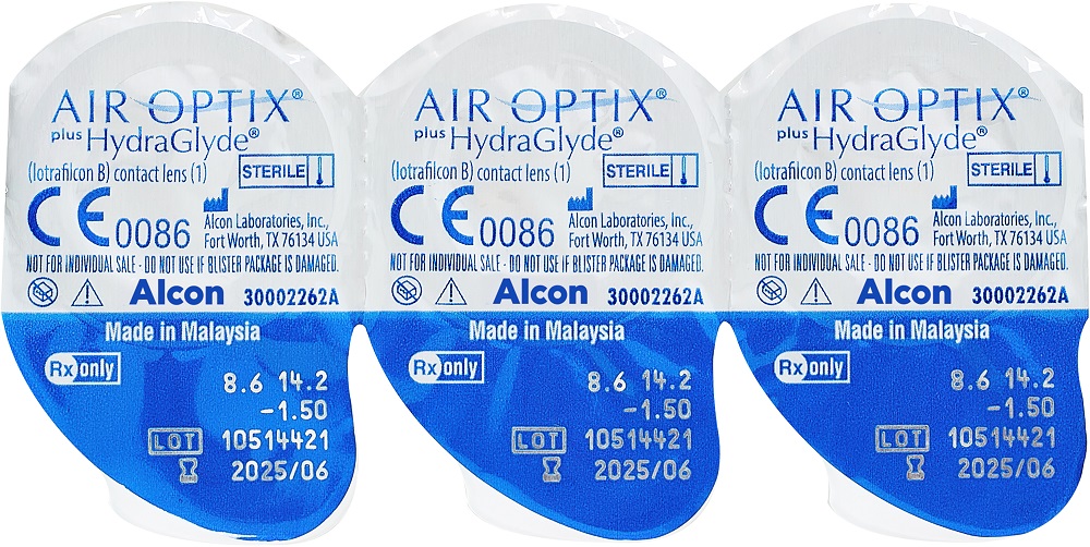Air Optix  Plus HydraGlyde (3шт) - изображение 6