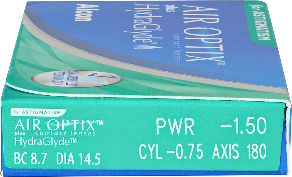 Air Optix  Plus HydraGlyde Astigmatism (3шт) - изображение 4