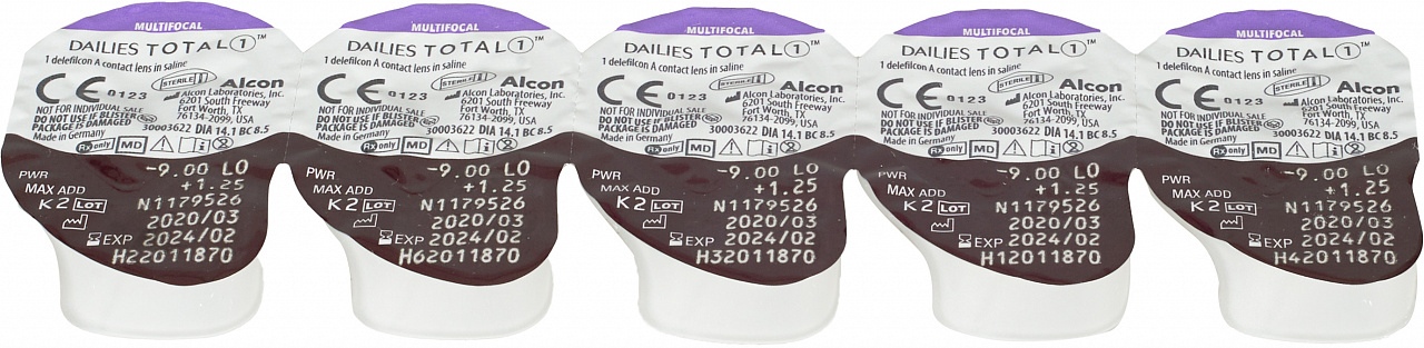 Dailies Total 1 Multifocal (30шт) - изображение 6